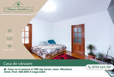 Casă individuală cu 3 camere în Micălaca