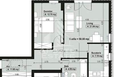 Apartament 2 camere de vanzare, bloc nou, pod, Aradului, Timisoara - 12