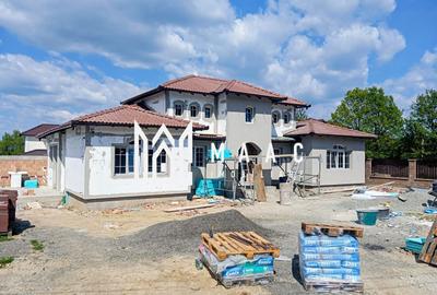 Casa stil mediteranian 4 dormitoare 800 mp teren Tocile Sibiu - 1