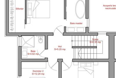 Duplex cu 5 camere si teren de 372mp - 16