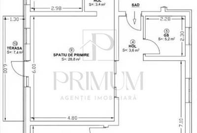 DUMBRAVITA - Apartament SAD/locuibil - 4 CAM - 104MP - PARTER - 4 LOCURI PARCARE - 5