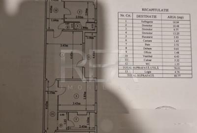 4 camere, et 3/4, bloc anvelopat-Apusului - 14