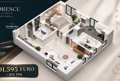 Sorescu Residence - Apartamente cu 2 camere, bloc cu lift - 4