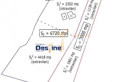 Teren Construcții intravilan de 9720 mp, în Miroslava