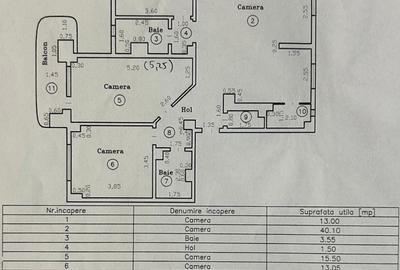 Apartament cu 4 camere -ETAJ INTERMEDIAR- 5 minute Medicina - 11