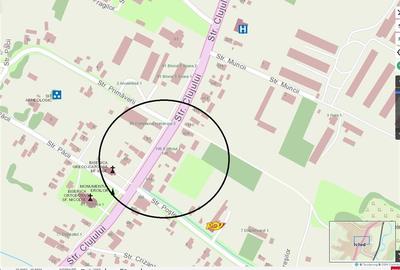 Vanzare teren cu suprafata 3181 mp in Iclod - 1