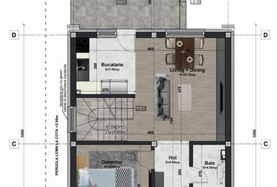 Vila Individuala | P+M | 4 Camere | 3 Bai | Dormitor Parter | 1 Mai Com. Berceni - 1