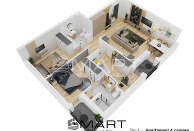 Apartament decomandat 4 camere Doamna Stanca - 14