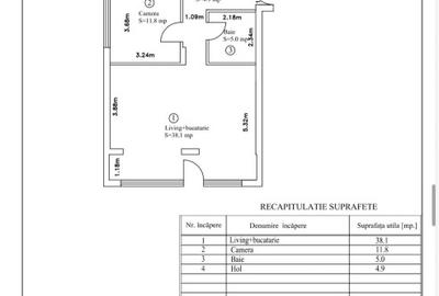 Apartament la parter cu curte privată Codlea - 1
