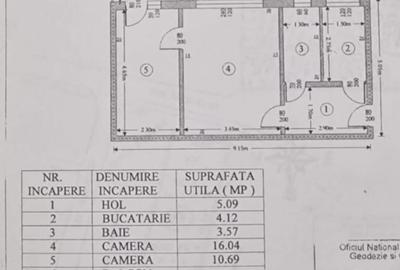 Se vinde zona Ofelia apartament din beton ,conf 2 ,etaj4/4 ,an 1976 ,pret 42000. - 1