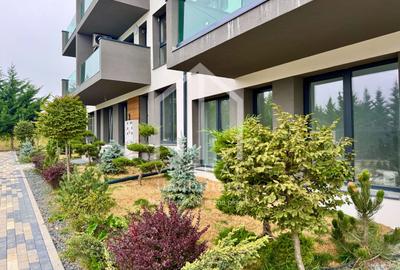 Apartament cu gradina - 3 camere - 61,5 mp + 50 mp gradina, parcare - 1