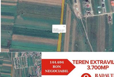 Teren agricol extravilan de 3700 mp, în Vest