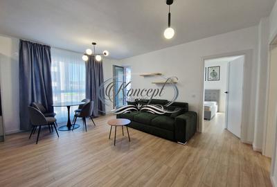 Apartament cu 2 camere semidecomandat, mobilat în Florești