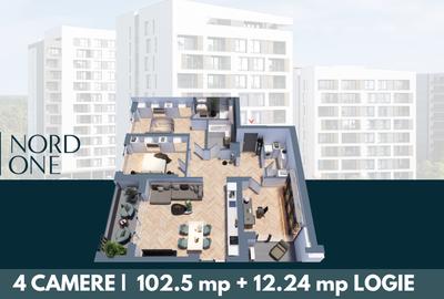 Apartament cu 4 camere decomandat în Torontalului