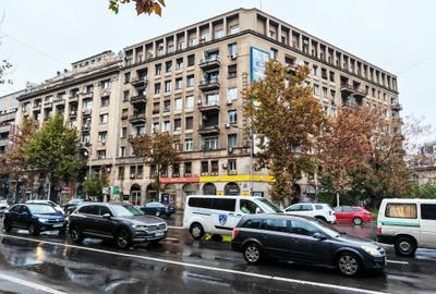 Piata Romana | Blocul Garofita dintre Nottara si Patria | Et.7,vedere panoramica - 1
