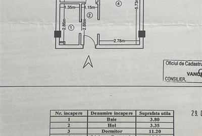 Apartament cu 2 camere decomandat în Cug