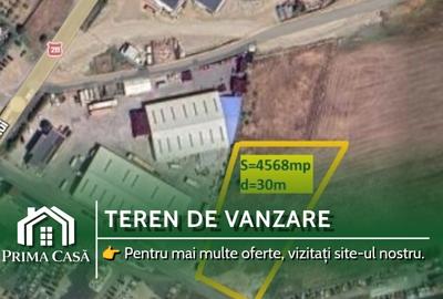 Teren intravilan de 4570 mp, în Nord-Est