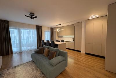 Apartament cu 2 camere semidecomandat, mobilat în Barbu Văcărescu