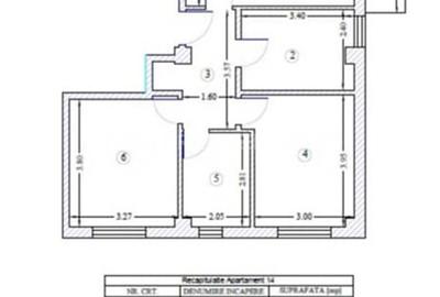 Apartament cu 3 camere decomandat în Galata