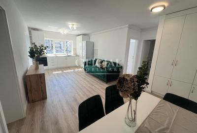 Apartament cu 3 camere semidecomandat, mobilat în Florești