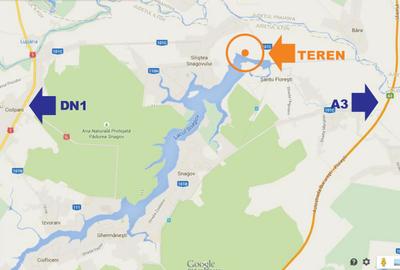 Vanzare teren 4400 mp Snagov - Gruiu, cu deschidere la lacul Snagov - 1