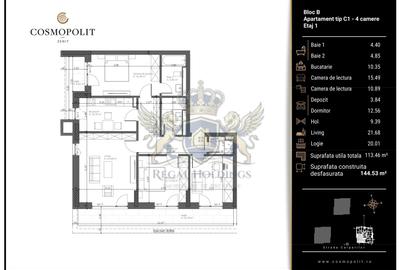 Apartament Modern, 4 Camere 113 Mp, Categorie Lux, Racadau - Brasov - 1
