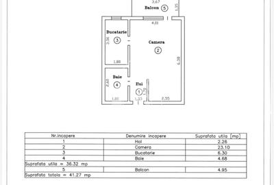 Apartament cu o camera , de vanzare, zona Sagului, Timisoara - 11
