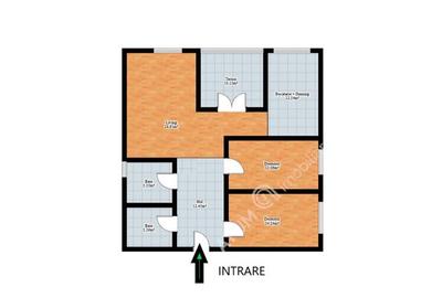 Apartament 3 camere terasa loc parcare Calea Dumbravii Sibiu - 4