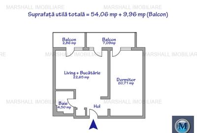 Apartament cu 2 camere decomandat în Albert