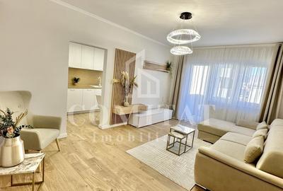 Apartament cu 2 camere semidecomandat, mobilat în Florești