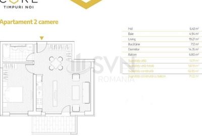REA1022815 Apartament 2 camere I Timpuri Noi - 10