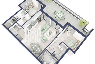 Penthouse 3  camere | Etaj 4 | Balcon 45.6 mp | Turnisor - 4