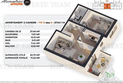 Apartament Spatios cu 2 Camere Soseaua Alexandriei, Bucuresti - 7