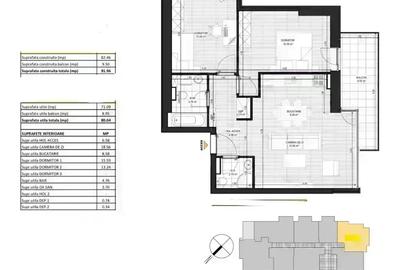 Apartament 3 camere | Bloc nou | loc de parcare inclus | comision 0 I - 10