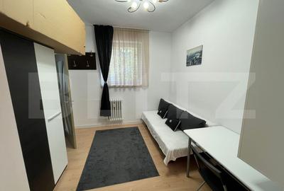 Apartament cu 2 camere nedecomandat, mobilat în Tractorul