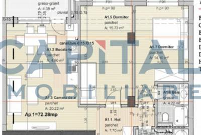 Apartament cu 3 camere, 72mpU, etaj intermediar, optional parcare subterana! - 9