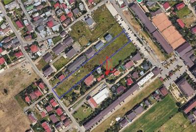 Teren intravilan 5000 mp, strada asfaltata, toate utilitatile, str. Celofibrei - 9