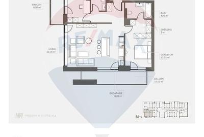 Apartament 3 camere open-space | Welmont by ROKMAN - 7