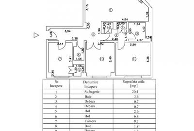 - Apartament 3 camere decomandat, Calea Calarasilor. - 11