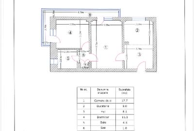 Apartament cu 2 camere semidecomandat în Colentina