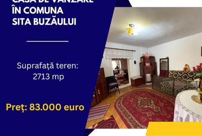 Casă de vânzare în comuna Sita Buzăului! - 1