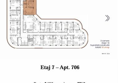 Apartament - Etaj 7 - Complex Rezidențial WHITE SEA - Navodari - 9
