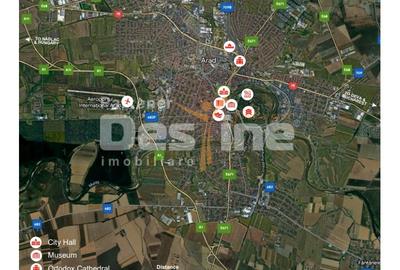 Teren intravilan I Arad I Deschidere 1.141 ml la DN69 - 2