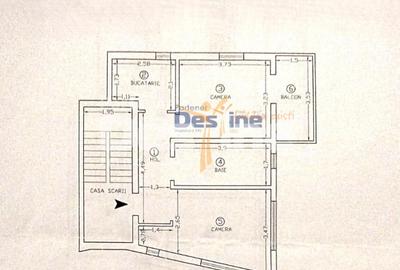 Apartament 2 CD 43,27 mp Copou + balcon si loc de parcare - 10