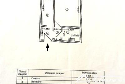Garsonieră,  centrala proprie, Metrou Lujerului, pt investitie sau locuit - 5