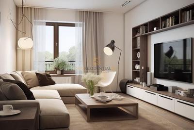 Apartament cu 3 camere semidecomandat în Berceni