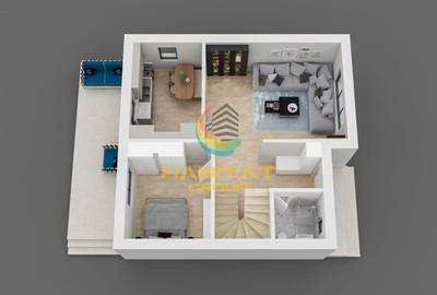 Casă individuală cu 5 camere în Berceni