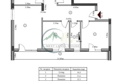 Apartament 3 camere, Qualis 2 - 4