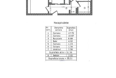 De vanzare 2 camere langa parcul Tineretului - 3