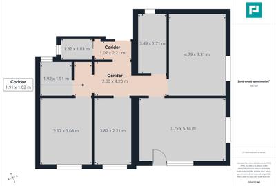 Apartament 3 camere cu curte proprie în Giroc - 6